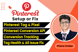 fix or setup pinterest tag, conversion API by google tag manager