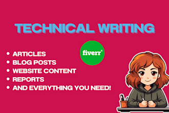 provide technical article writing and translation services