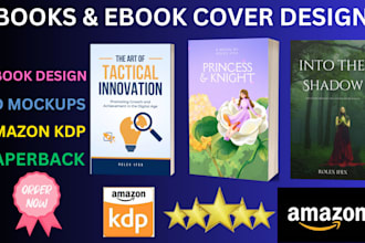design a professional book ebook cover kdp ebook cover design
