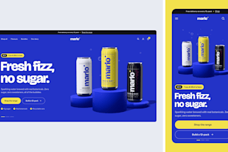 design shopify hero banners