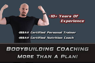 be your bodybuilding coach