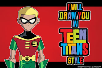 draw you in teen titans style