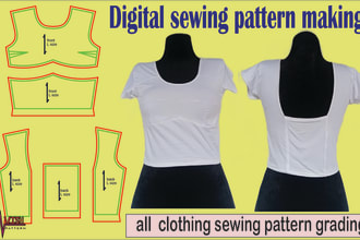 create sewing pattern any garment and other sewing product