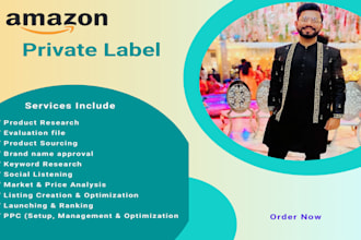 provide all services related to amazon private label