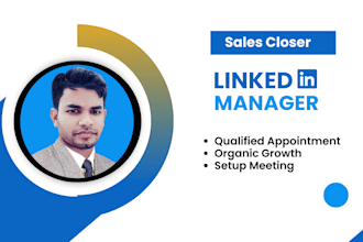 be your linkedin marketing manager to grow followers