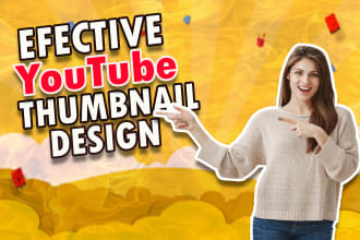 do attractive,effective,eye catching thumbnail design in 2 hours