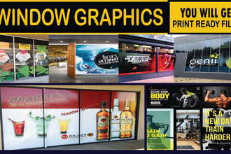 create professional window graphics for your brands