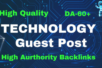 do high da tech guest post, tech blog post, SEO backlinks
