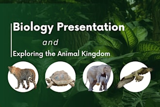 design powerpoint presentation on biology and science topics