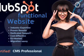 create you a smart website in hubspot cms that converts
