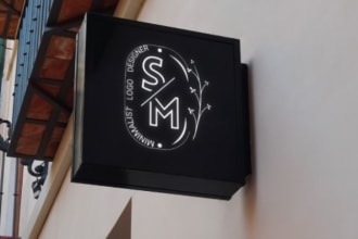 make trendy, flat, captivating luxury,and fashion brand logo design