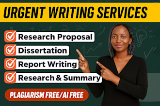 do case study analysis, literature, review, research and summary writing, report