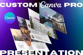 design a captivating canva pro presentation