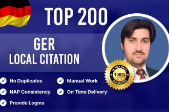 do top 200 german local citations for local business SEO