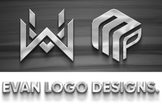 do modern business logo design with copyrights
