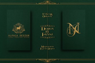 design luxury minimalistic modern logo