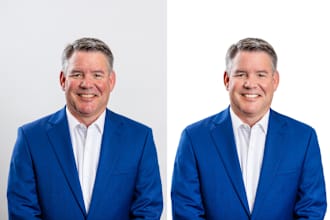 do headshot photo retouching of image editing services