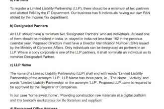 give you the necessary compliance for various things like setting up an llp