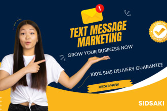 do one time blast SMS text message marketing for USA UK canada austrailia poland