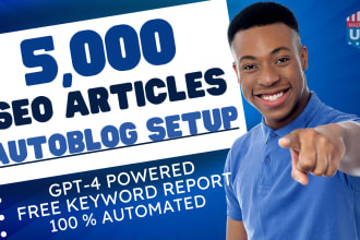 create wordpress automated news site or autoblog with ai articles in any niche