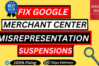 fix google merchant centre suspension and reactive gmc