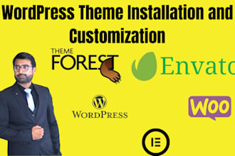 install and customize your wordpress theme