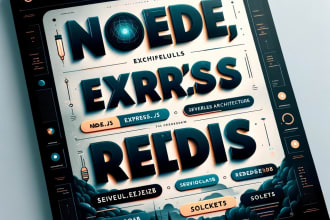 nodejs,expressjs,serverless architecture, redis, mongodb, sequelize,sockets