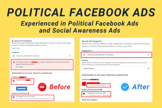 setup and manage your political campaign and political ads on facebook