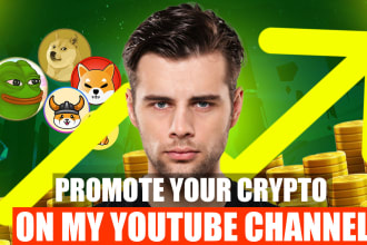 promote your nft or crypto project on my youtube channel