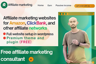 create affiliate marketing website for product review