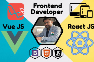 be your frontend developer, vue js developer, react js developer, livewire