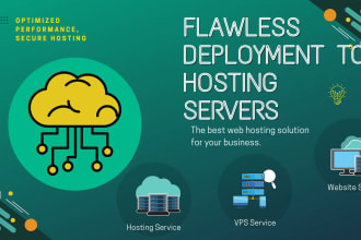 seamlessly deploy  your website  to any  hosting server, vps