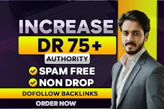 increase dr ahrefs domain rating with authority dofollow seo backlinks