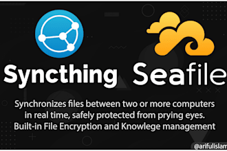 deploy syncthing or seafile data synchronization server