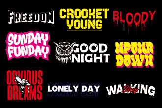 do urban streetwear clothing brand logo design