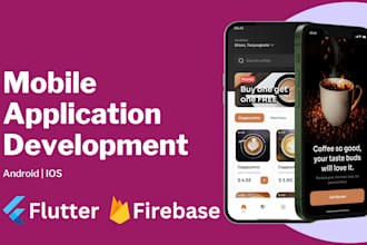 create a flutter mobile app development with flutter firebase ui for android ios