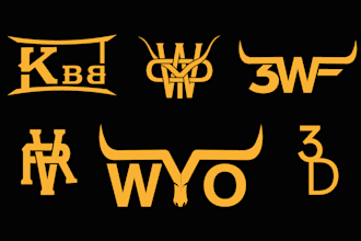 design professional western cattle ranch livestock logo