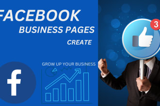 create and design facebook business page or setup
