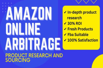 research amazon online arbitrage products