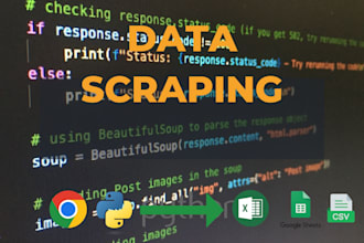 scrape any website with python , web scraping