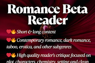 beta read your romance story
