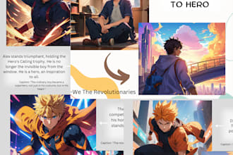 create creative graphic novel