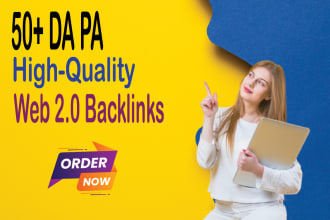 create high quality web 2 0 dofollow  backlinks
