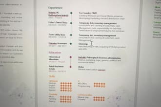 write your job application
