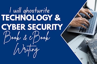 ghostwrite science and technology, robotic ebook, cyber security and book cover