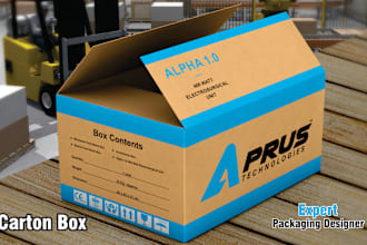 design corrugated, cardboard, kraft, carton with dieline