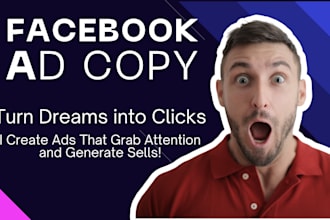 copywrite a persuasive ad copy for facebook ads