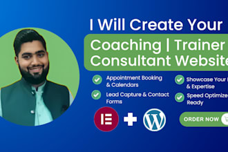 design coaching website for trainer, speaker or consultant