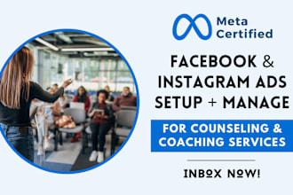 be facebook ads manager for mental health counseling and coaching business