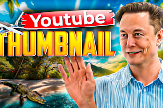 make a thumbnail for you youtube channel